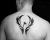 tribal phoenix tattoo for men